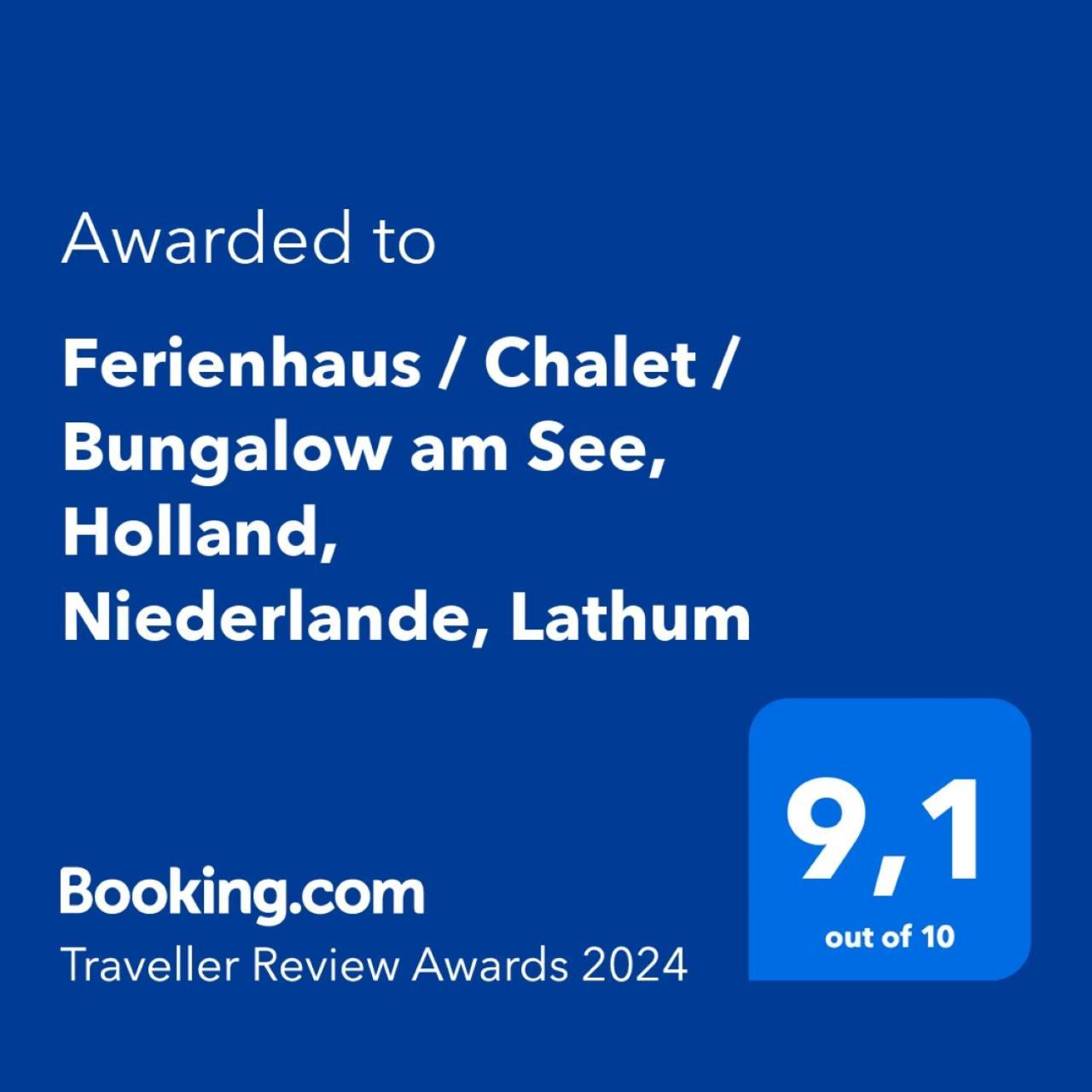 Ferienhaus / Chalet / Bungalow Am See, Holland, Niederlande, Lathum Dış mekan fotoğraf